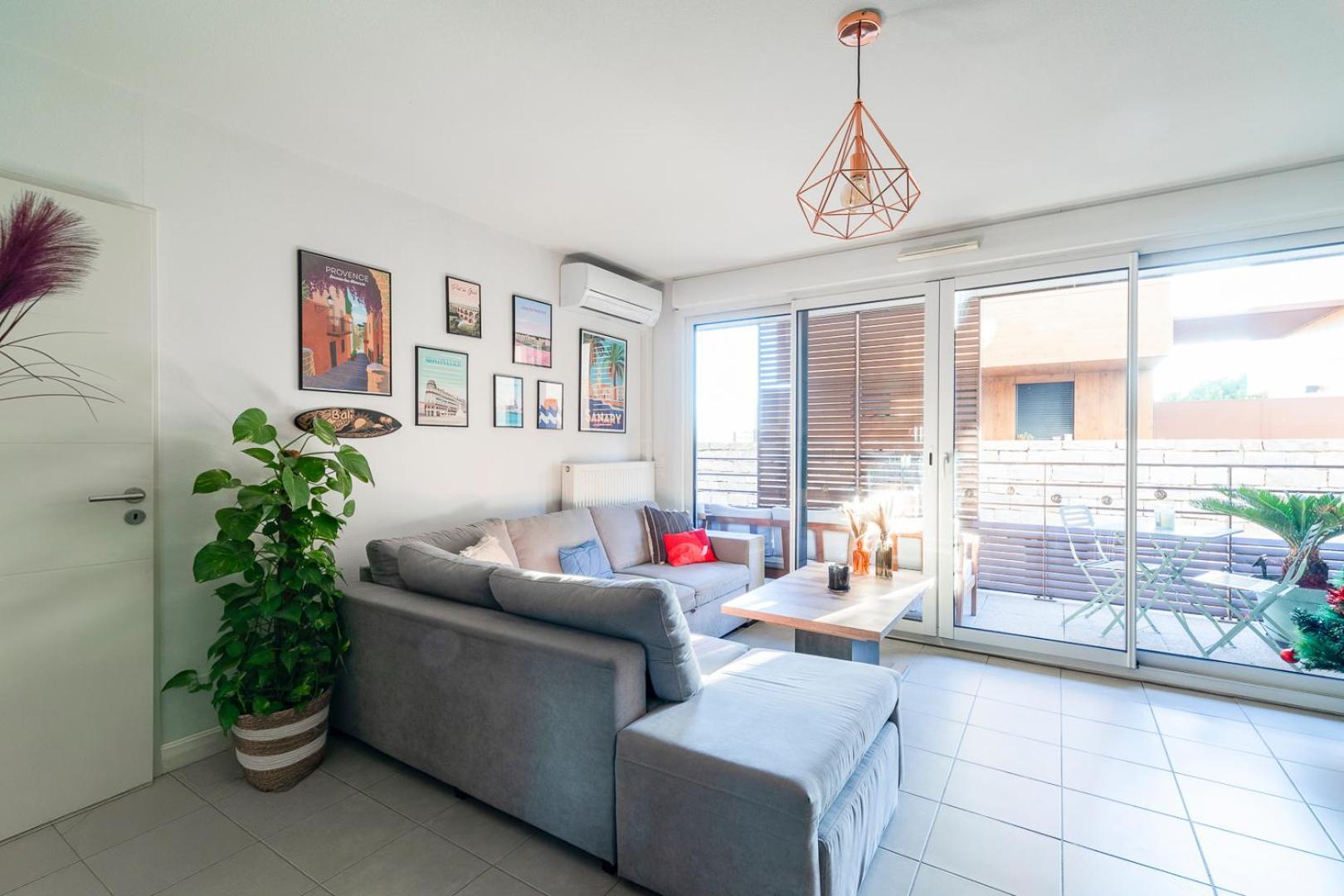 Appartement Charmant Au Porte De Montpellier Saint-Jean-de-Védas Buitenkant foto